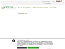 Tablet Screenshot of kokosystems.fr